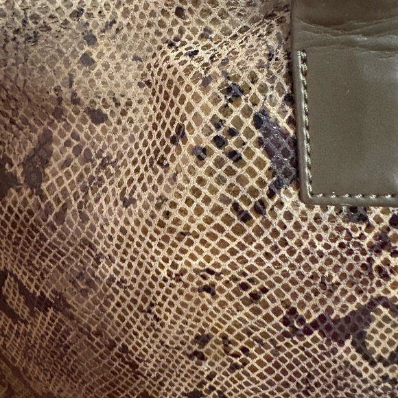 Snakeskin Patterned Handbag - Picture 2 of 5